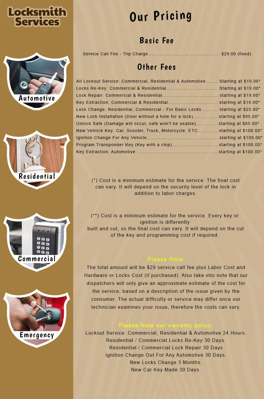 Palm Harbor FL Lock Key Store Palm Harbor, FL 727-234-0714